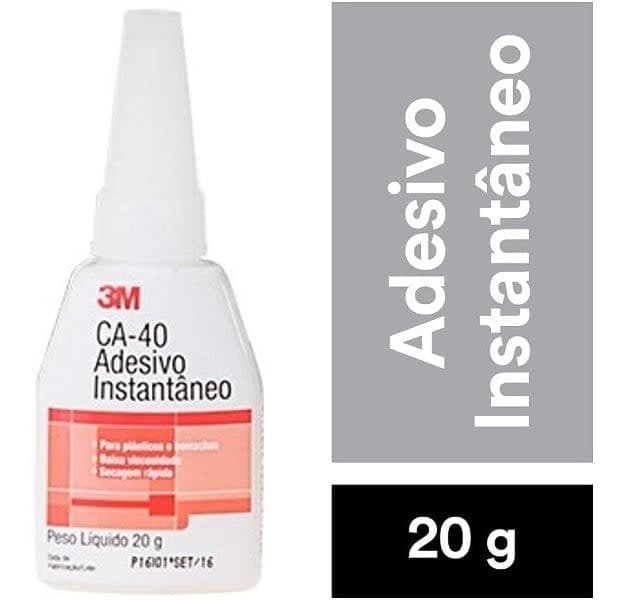 Cola Adesivo Instantâneo 3m Scotch-weld Ca 40 20g | Alta Performance Para Colagens Rápidas E Resiste