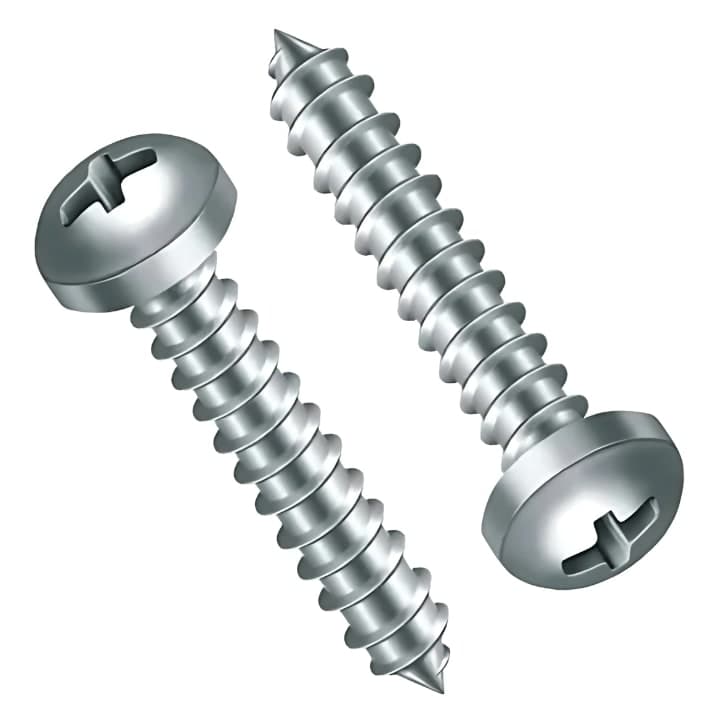 Parafuso Autoatarraxante Cabeça Panela Philips Branco