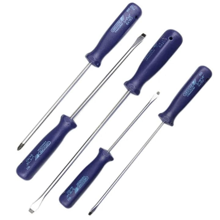 Jogo De Chaves De Fenda E Phillips 5 Peças - Gedore