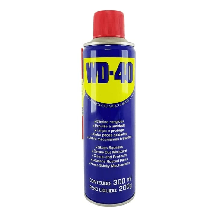 óleo Desengripante E Lubrificante Wd-40 Spray Multiuso Aerossol 300ml
