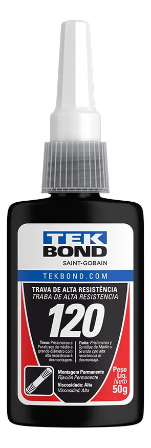 Adesivo Trava Roscas At 120 Vermelho 50g - Fixação E Segurança Profissional Adesivo Trava Roscas At 120 Vermelho 50g - Fixação E Segurança Profissional