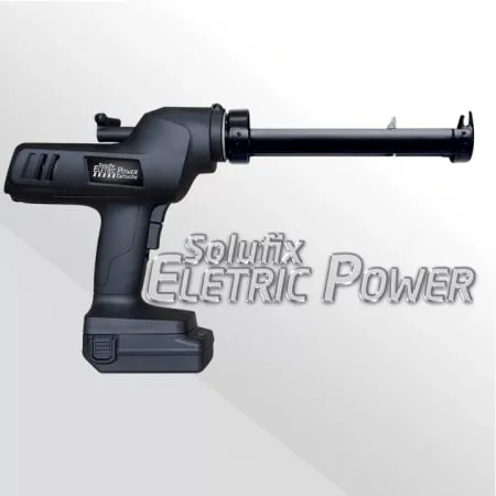 Aplicador Eletrico Power Combo Solufix Pistola Profissional para Selante e Pu
