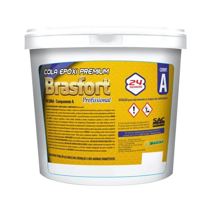 Araldite Cola Epóxi Brasfort Profissional 1,8 Kg A+b - Brascola