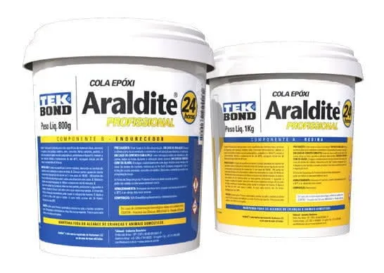 Araldite Profissional 24h 1kg + 800g - Tekbond Araldite Profissional 24h 1kg + 800g - Tekbond