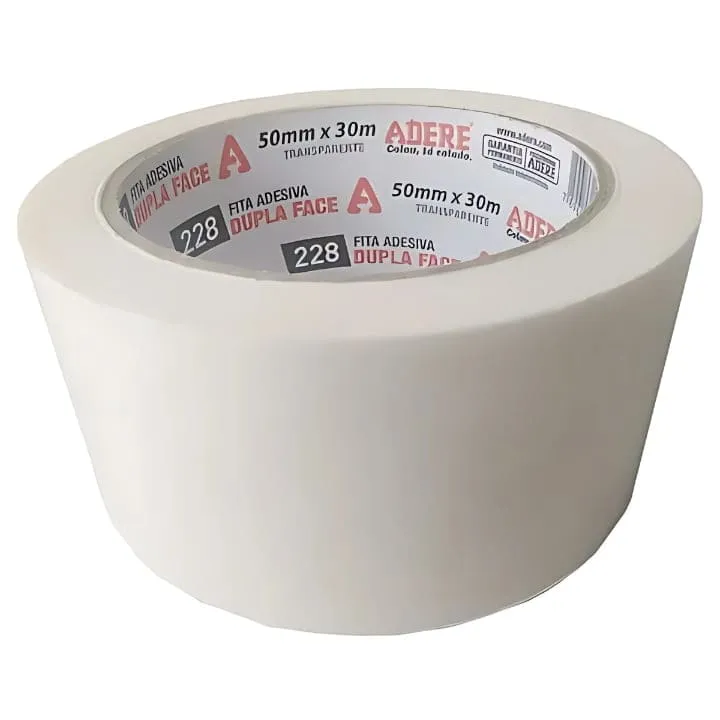 Fita Dupla Face Adesiva 50mm X 20m