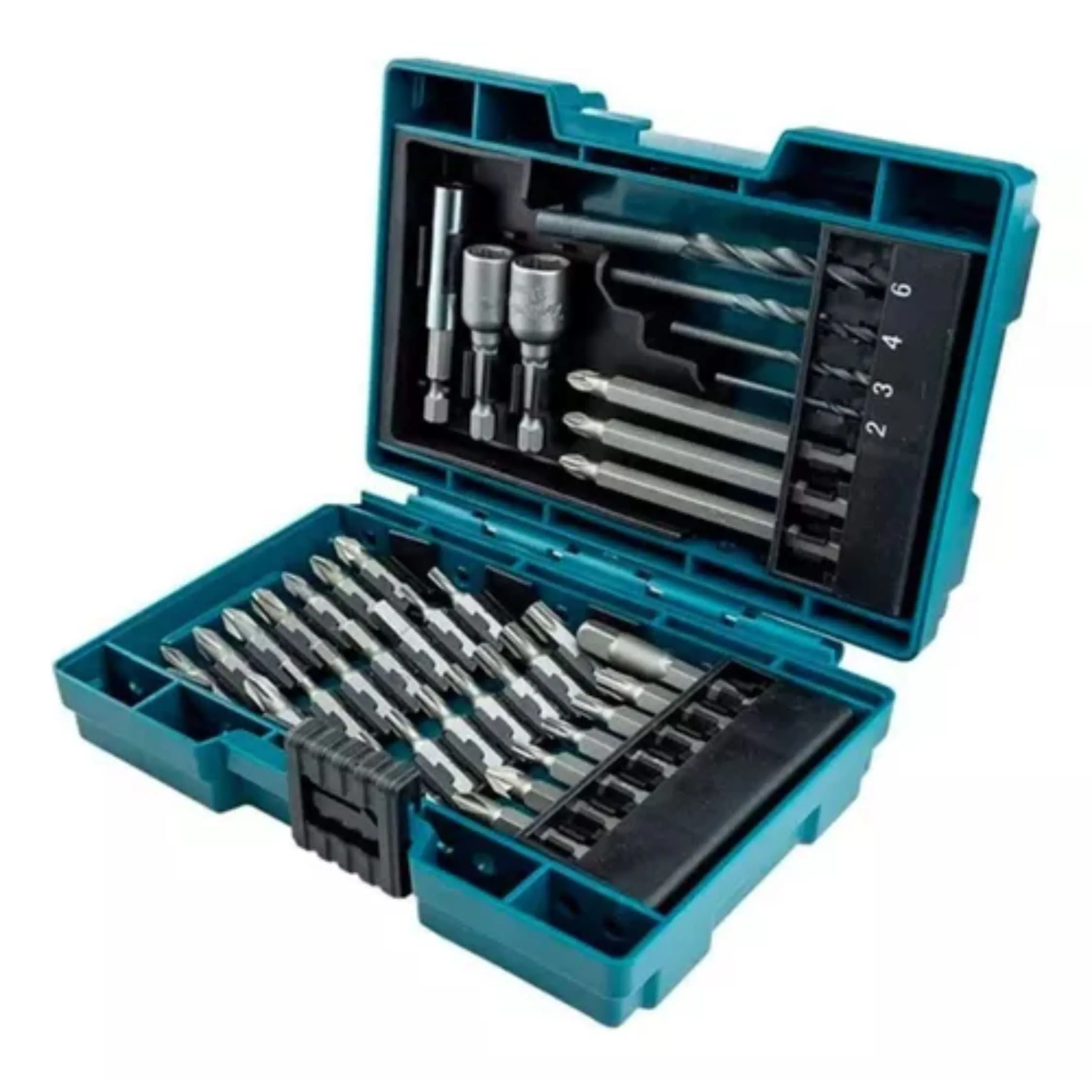 Jogo Para Furar E Parafusar Makita B-54106 Com 38 Acessórios | Versatilidade Completa Em Um Só Kit Jogo Para Furar E Parafusar Makita B-54106 Com 38 Acessórios | Versatilidade Completa Em Um Só Kit