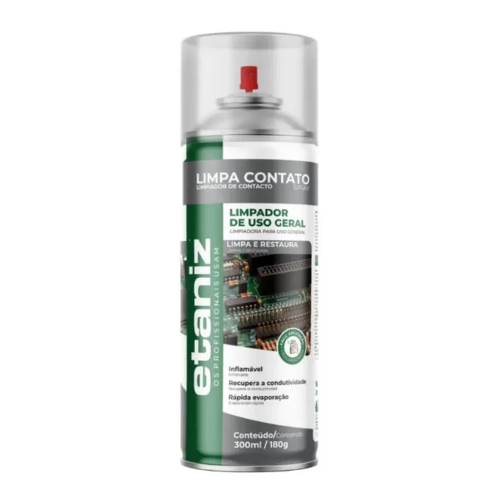Limpa Contato Spray 180g/300ml Etaniz S