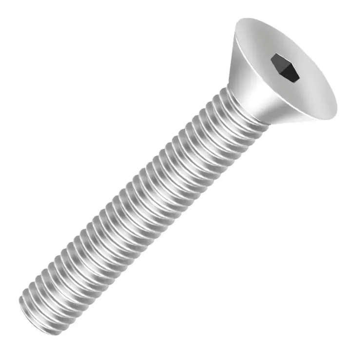 Parafuso Allen Cabeça Chata Branco