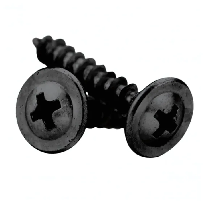 Parafuso Philips A.a Flangeado Preto