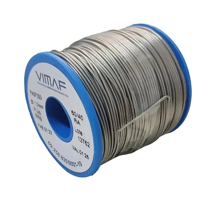 Solda Em Fio De Estanho 60/40 1,0mm - Vimaf | Alta Qualidade E Precisão