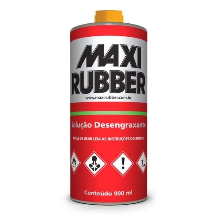 Solução Desengraxante 0,9l - Maxi Rubber | Limpeza Profunda E Desengraxe Eficiente