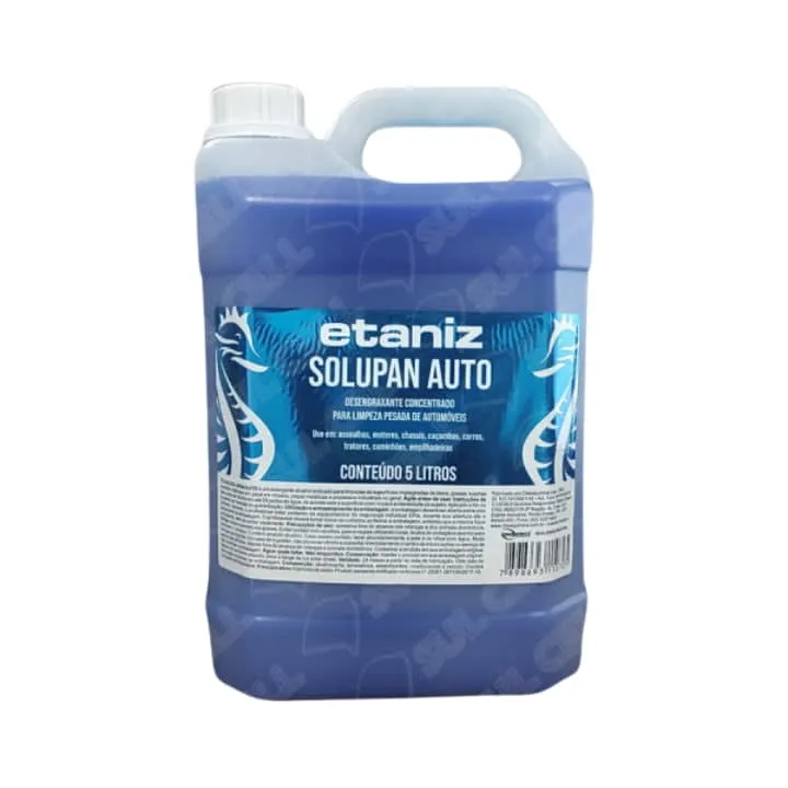 Solupan Azul Desengraxante Automotivo 5l - Etaniz